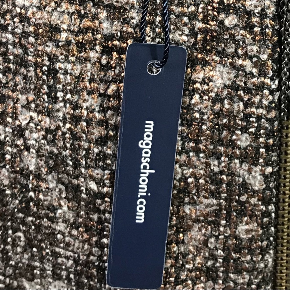 Magaschoni Brown Sequin Skirt Size 10 Brand New - Picture 7 of 7